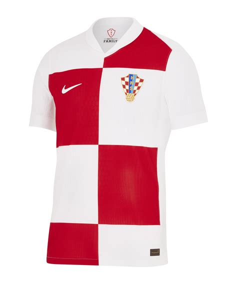 kroatien trikot herren nike|Nike Kroatien Authentic Trikot Home EM 2024 Weiss Rot.